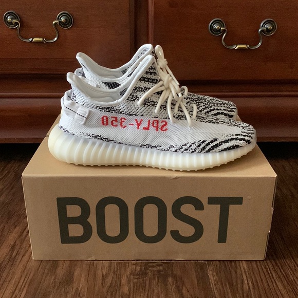 Yeezy Other - Men’s Barely Worn Adidas Yeezy Boost 350v2 Zebra size 9.5 with box